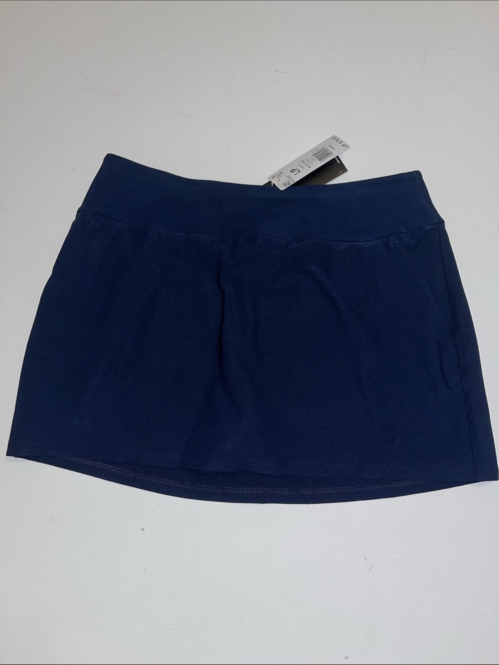 adidas Golf Skirt Womens L P Petite  solid blue Ultimate 365 Skort 4 pockets $75